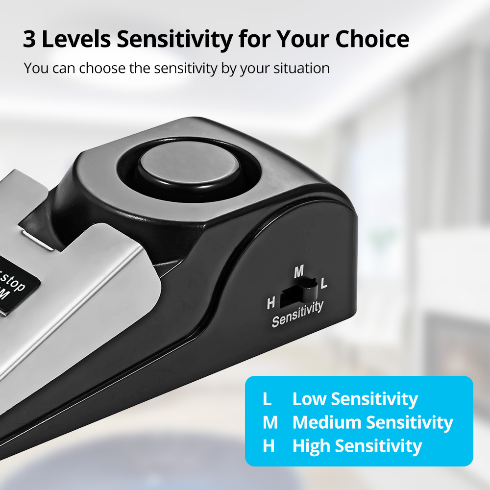 2pcs Door Stop Alarm for Home  - Door Wedge Alarm review and price