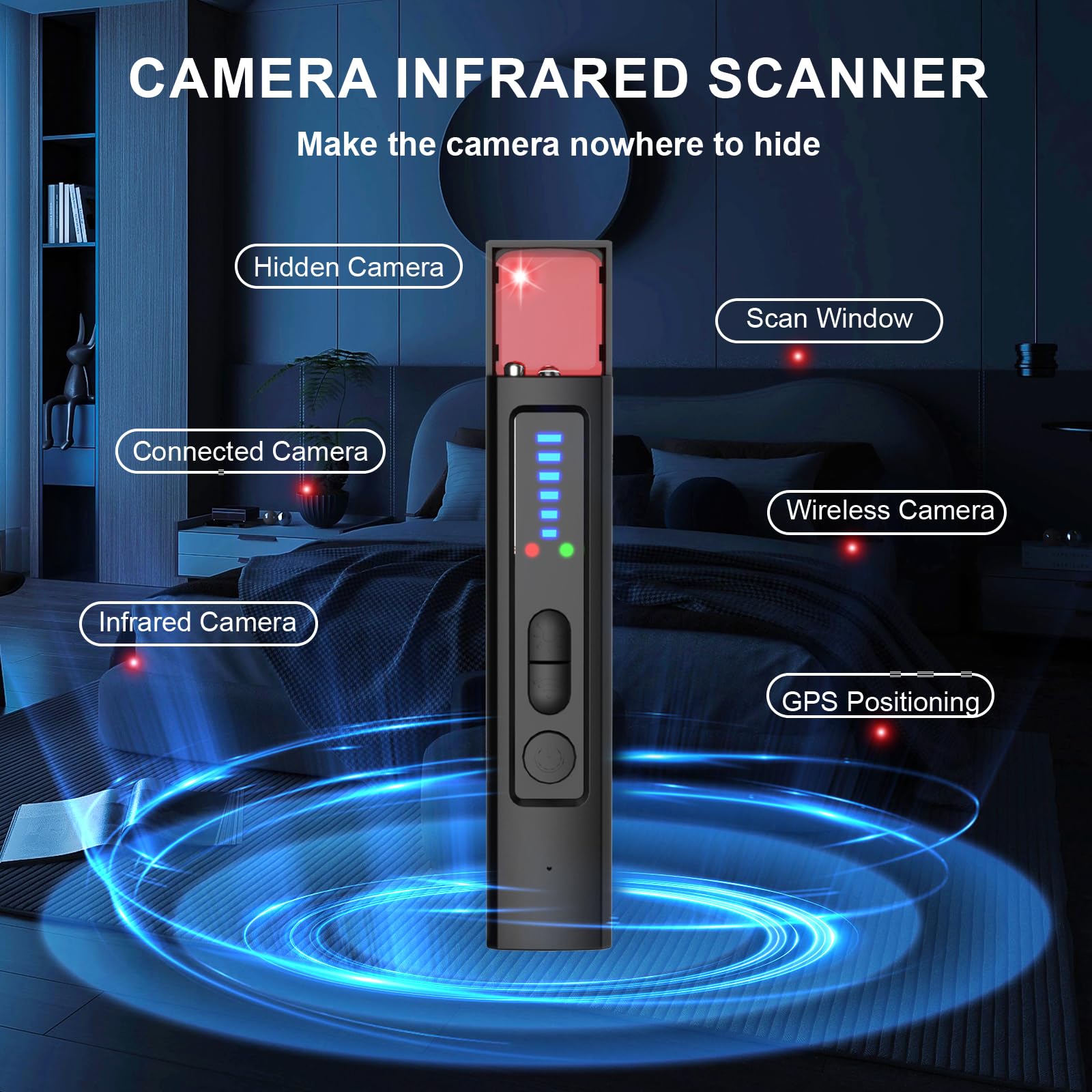 6-in-1 Anti-Spy Hidden Camera  - Home Security Hidden Cameras review and price