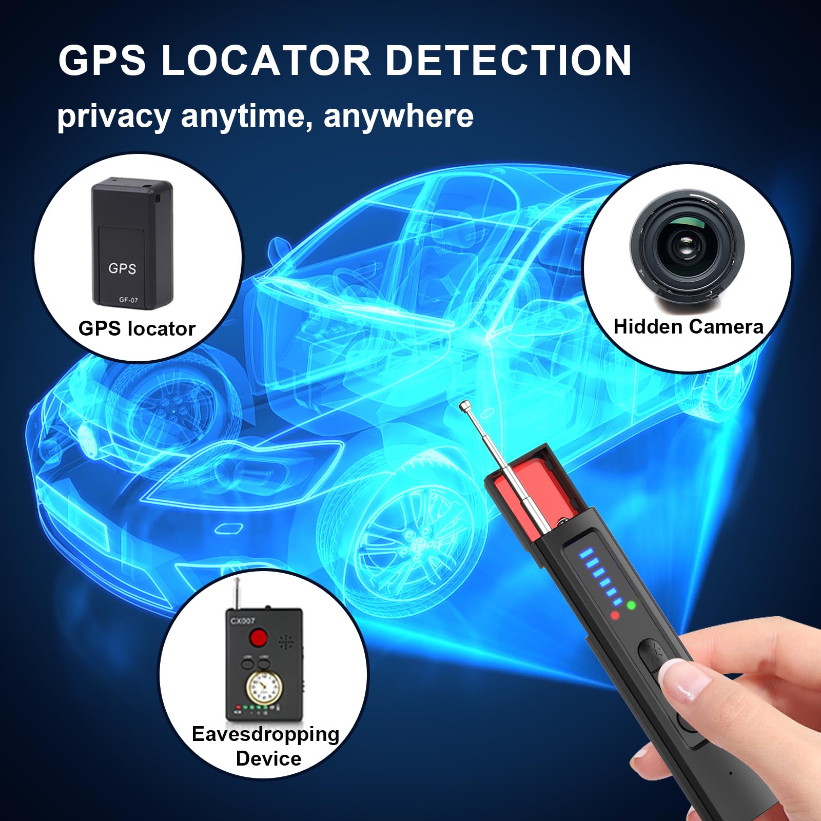 6-in-1 Anti-Spy Hidden Camera  - Home Security Hidden Cameras review and price
