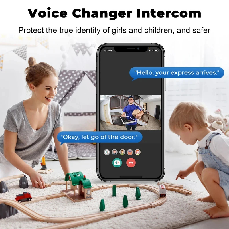 Smart Home WiFi Video Doorbell - Home Security Monitoring System review and price