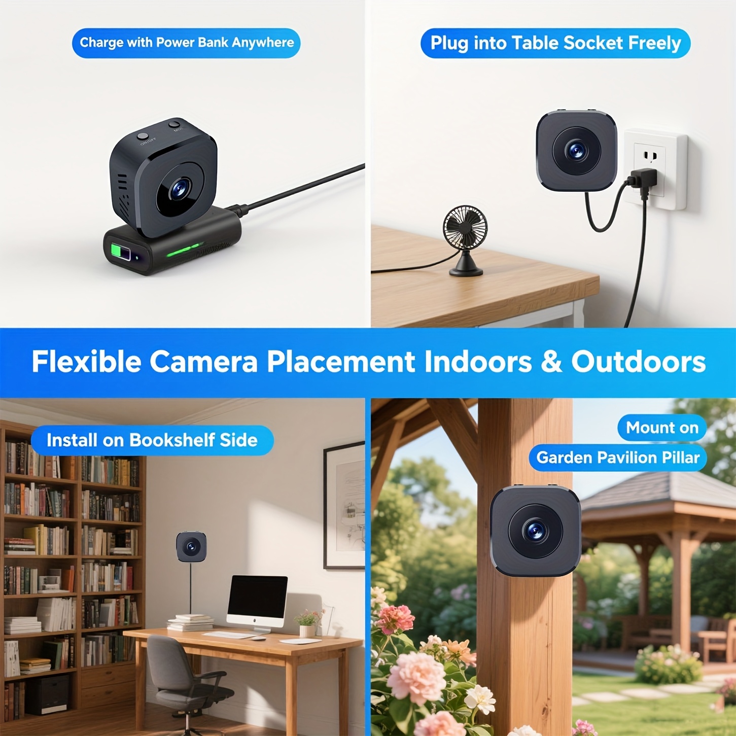 1080P HD Mini WiFi Camera Indo - Home Security Camera review and price
