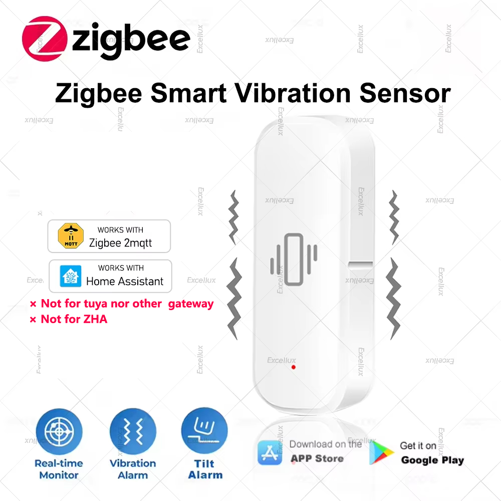Zigbee Smart Vibration Sensor  - Home Security Home Assistant review and price