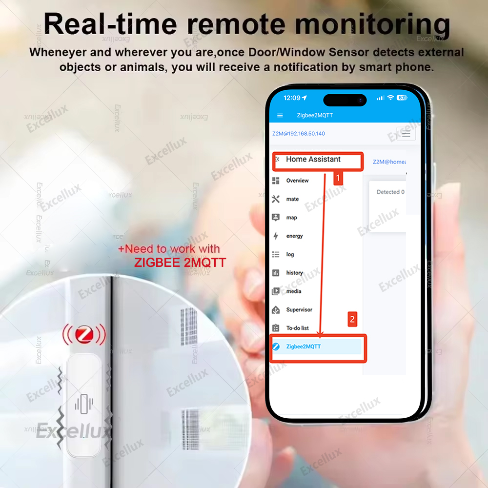 Zigbee Smart Vibration Sensor  - Home Security Home Assistant review and price
