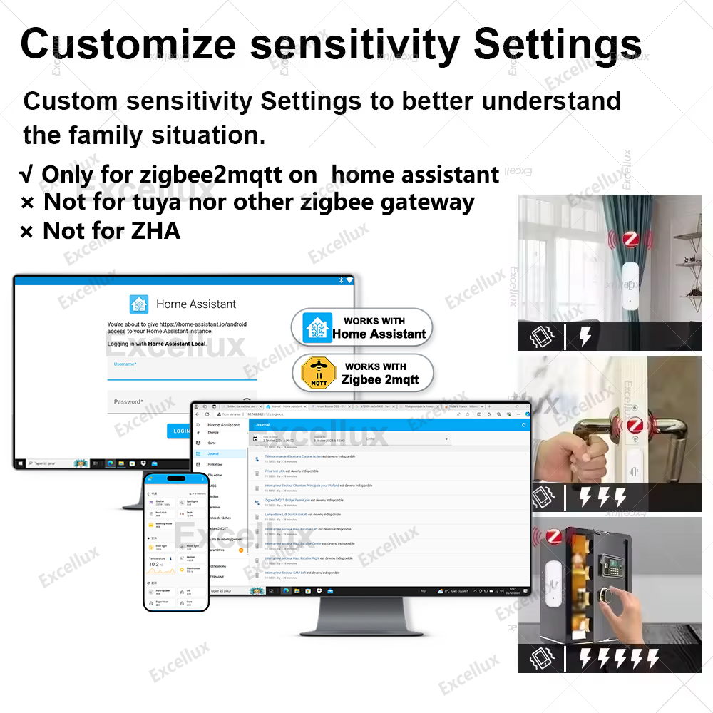 Zigbee Smart Vibration Sensor  - Home Security Home Assistant review and price
