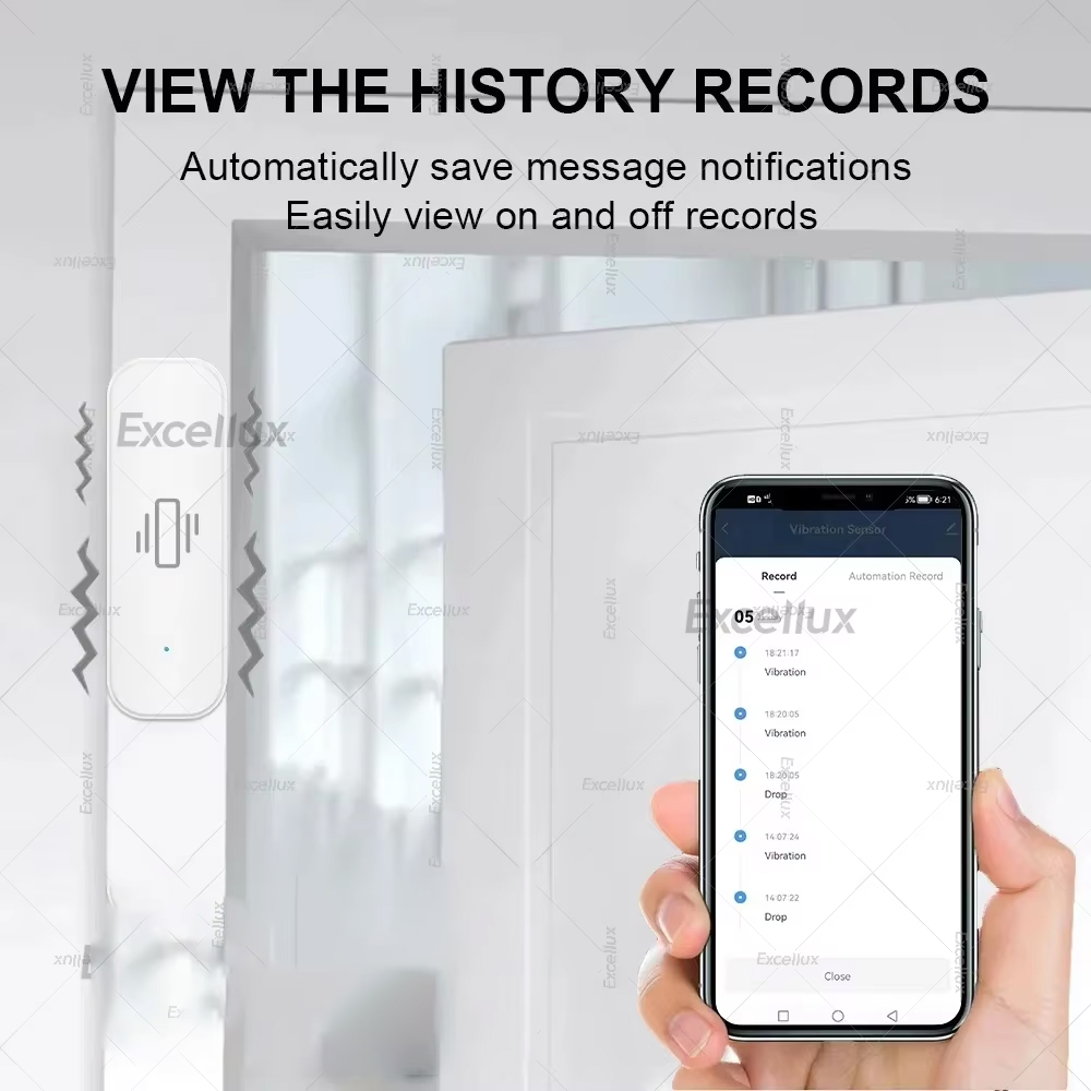 Zigbee Smart Vibration Sensor  - Home Security Home Assistant review and price