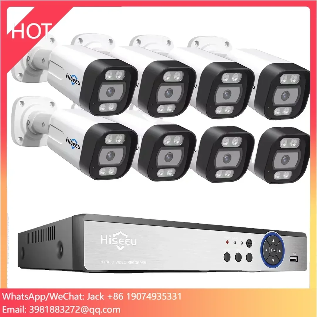Hiseeu 4K 8channel 8mp Outdoor - Home Security Kit With Camera review and price