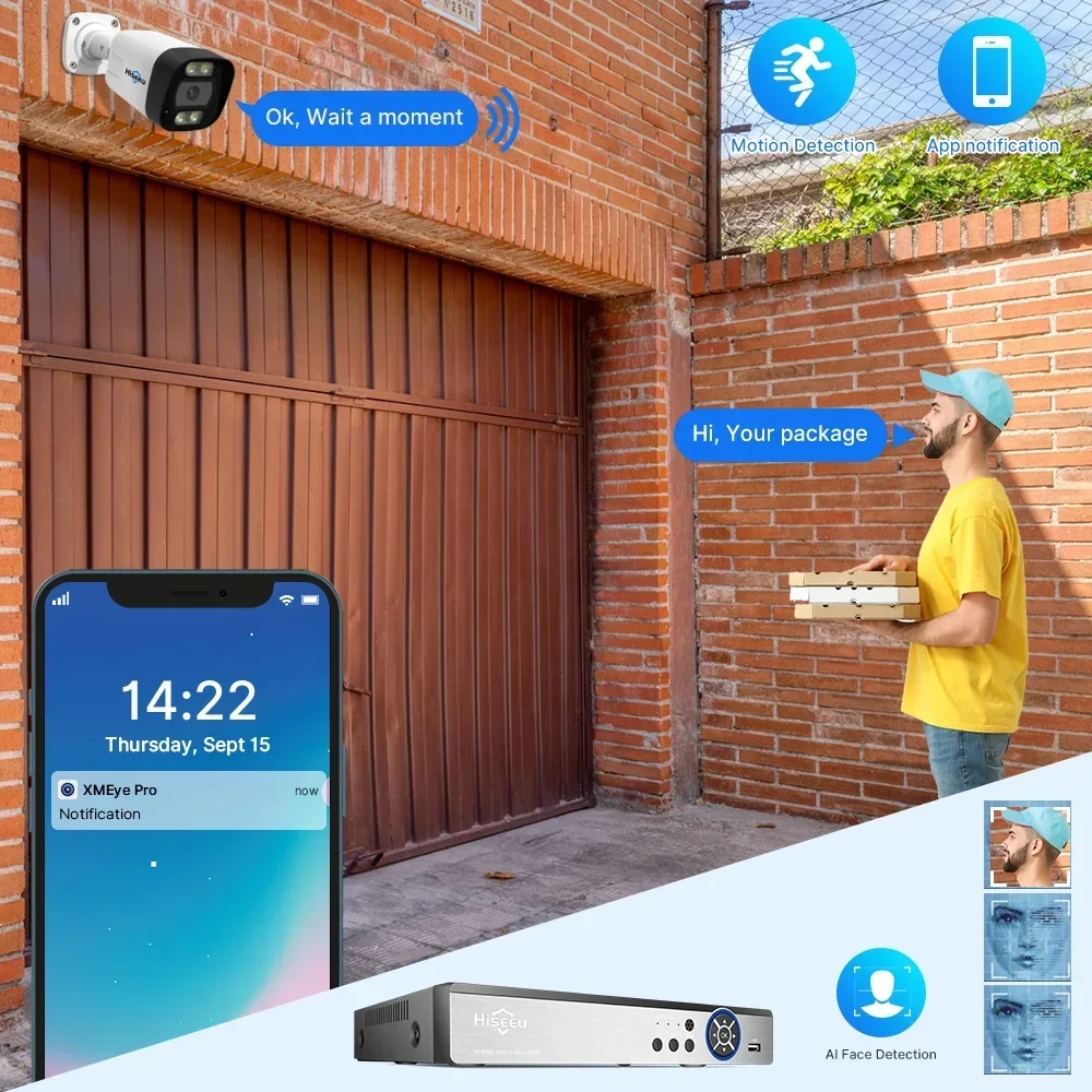 Hiseeu 4K 8channel 8mp Outdoor - Home Security Kit With Camera review and price