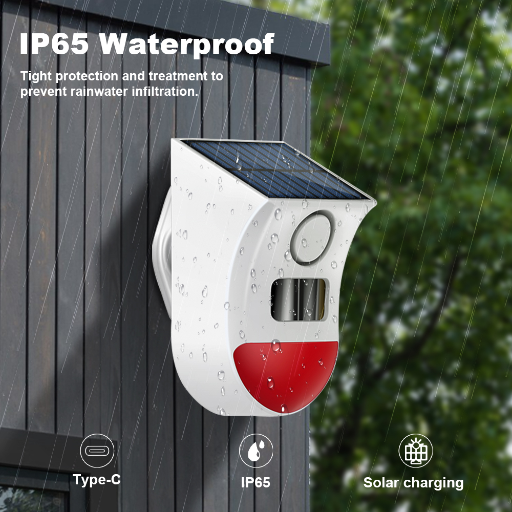 Tuya WiFi Solar Motion Sensor  - Home Security Yard Sensors review and price