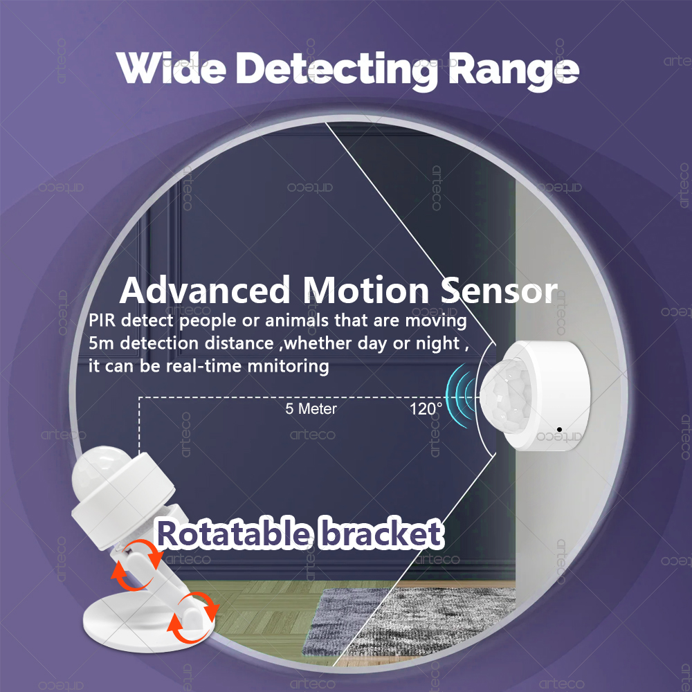 Zigbee 3.0 Mini PIR Motion Sen - Home Security Home Assistant review and price