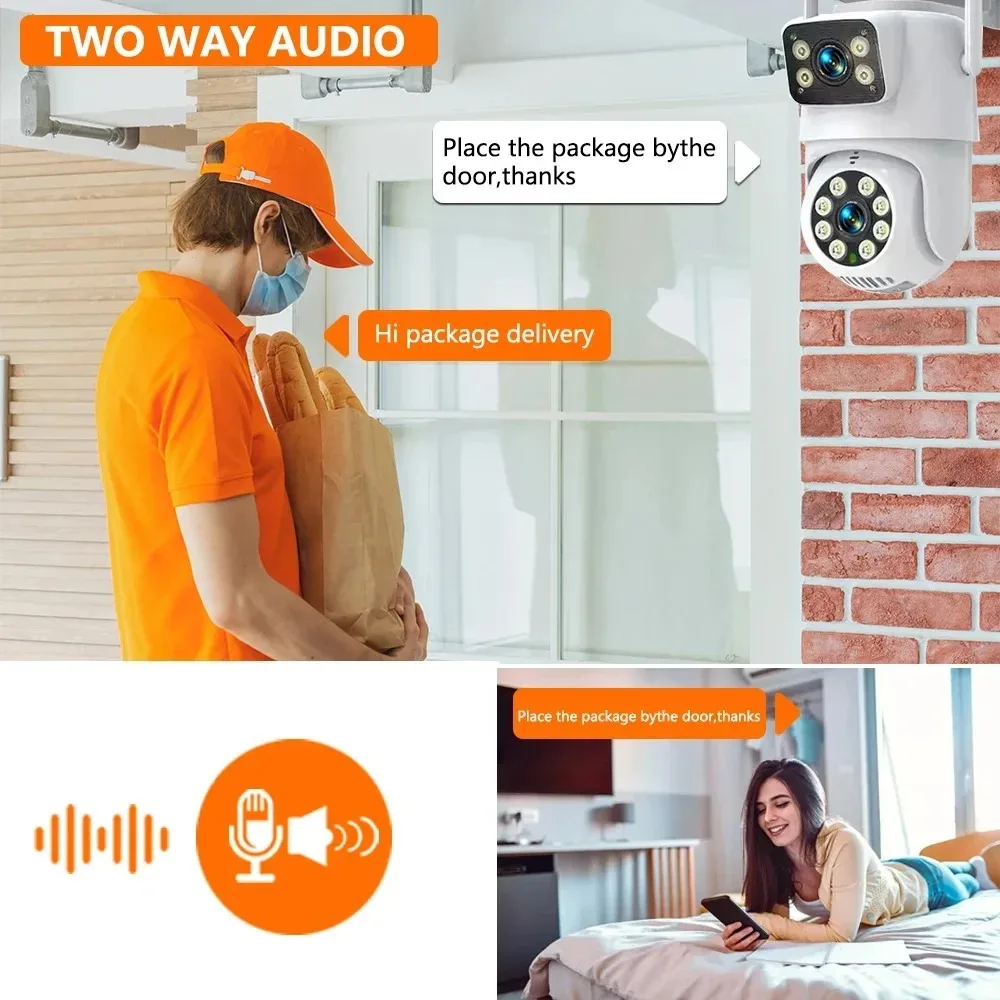 8MP 4K Dual Lens Human Detecti - Home Security Camera System review and price