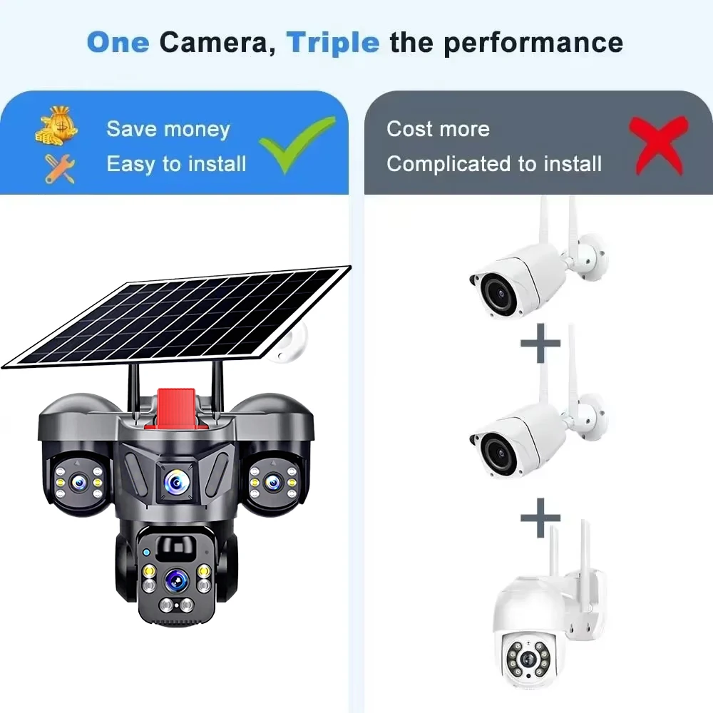 KERUI V380 Pro Outdoor PTZ 6MP - Home Security Monitoring System review and price