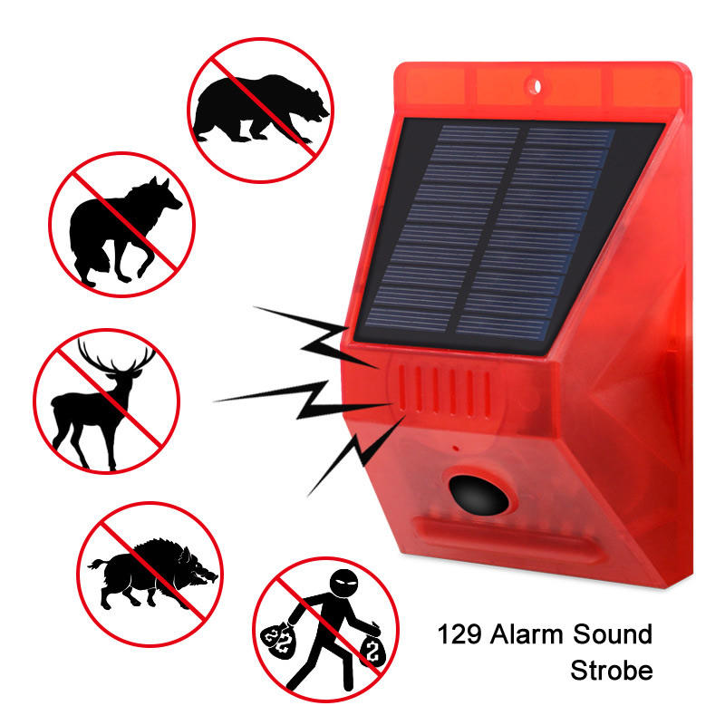 Solar Powered Infrared Motion  - Home Security Yard Sensors review and price