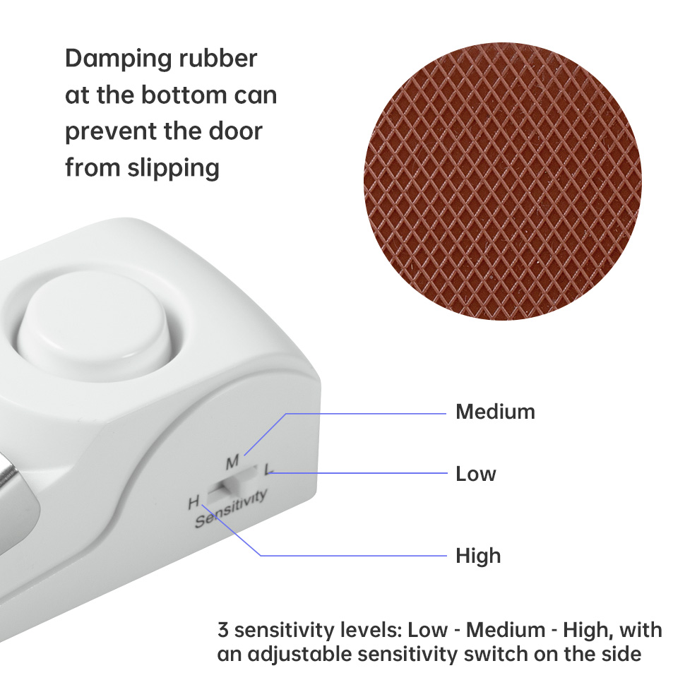 FUERS Wireless Door Stop Alarm - Home Security Lock System review and price