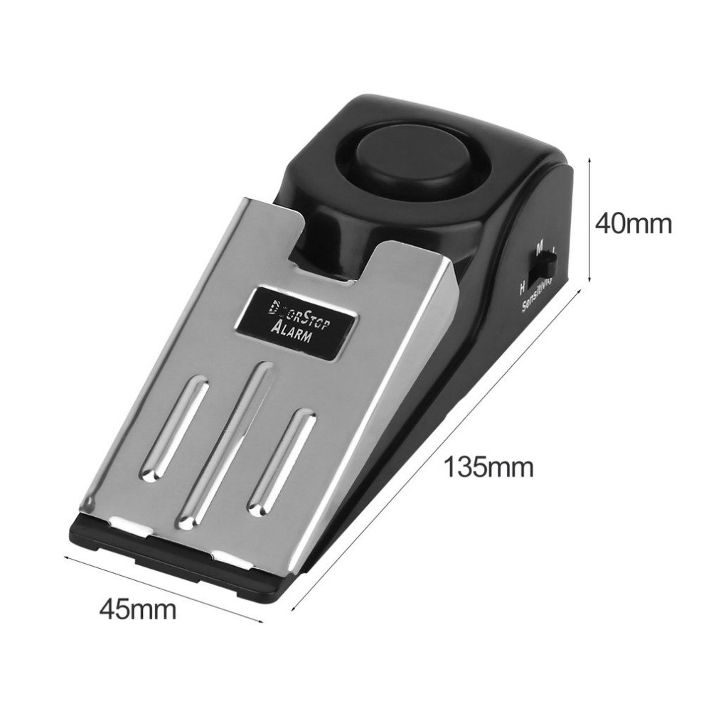 125 DB Anti-theft Burglar Stop - Door Wedge Alarm review and price