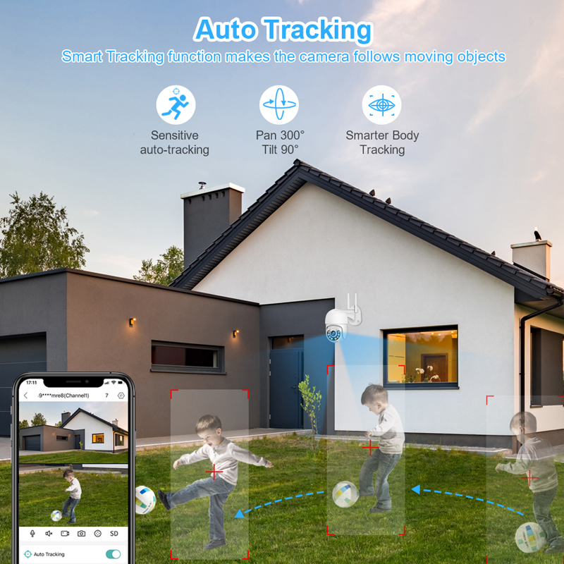 Smar 3MP Wireless CCTV Securit - Home Security Camera System review and price