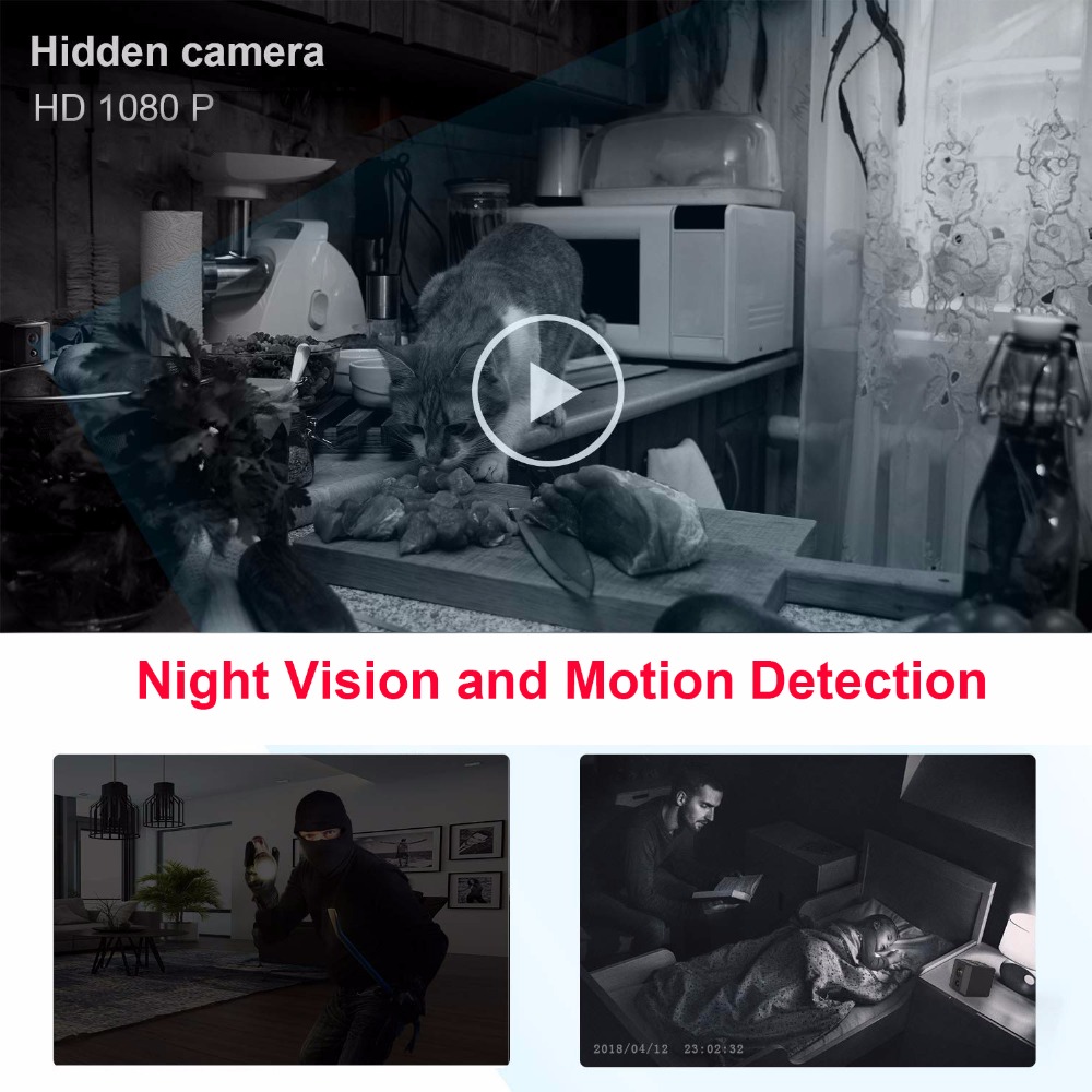 Portable Mini HD 1080P Camera  - Home Security Hidden Cameras review and price