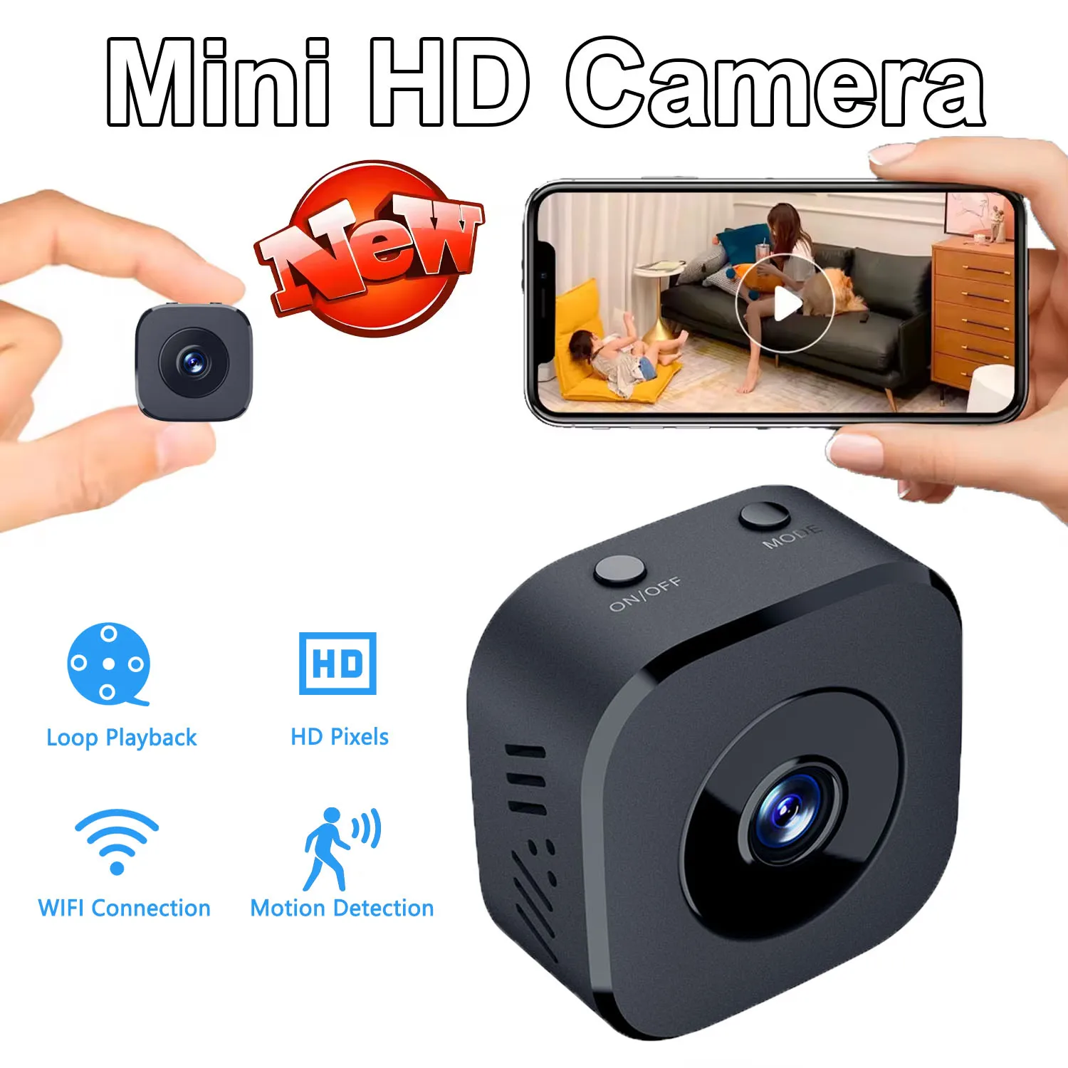 Security Camera Mini Full Colo - Home Security Hidden Cameras review and price