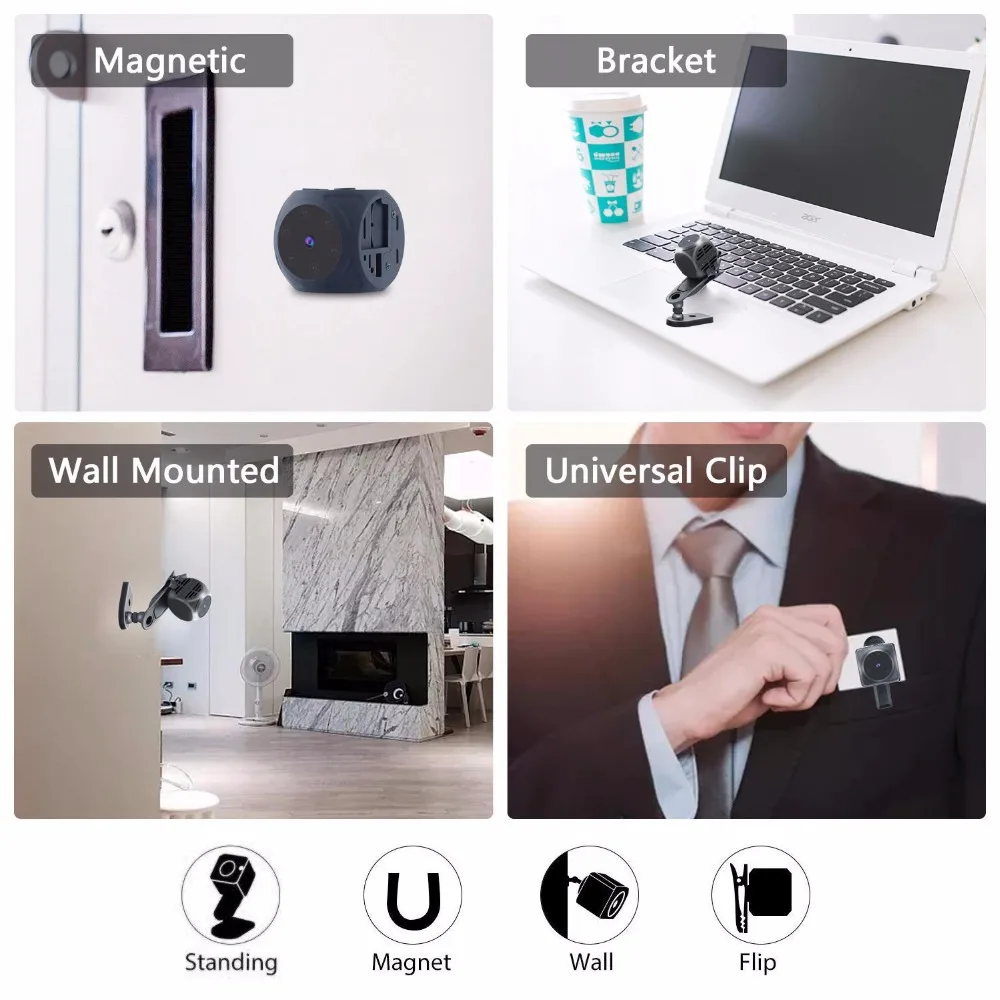Body Mini Camera Portable 1080 - Home Security Hidden Cameras review and price