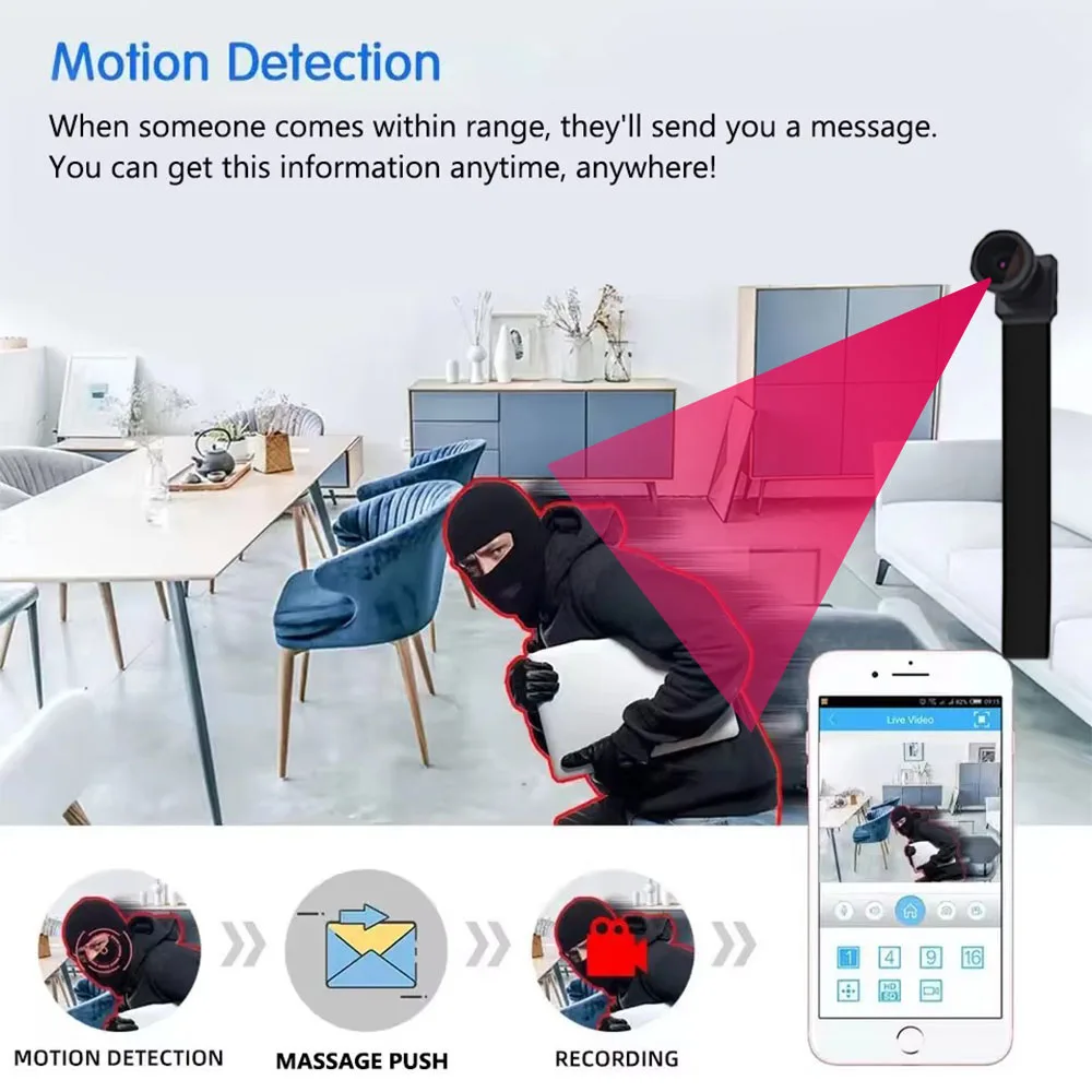 Upgraded Version, 4K HD Mini W - Home Security Hidden Cameras review and price